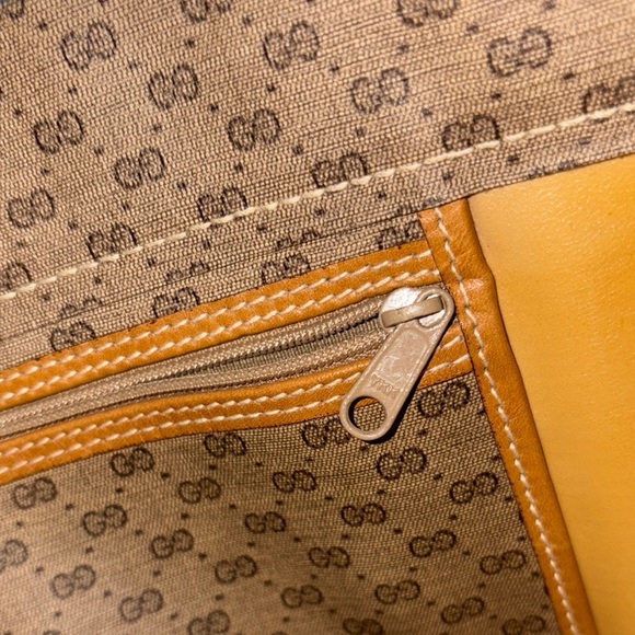 **Non-Authenticated** Vintage Gucci GG Canvas Leather Dual Braided Rope Handles - Picture 7 of 13